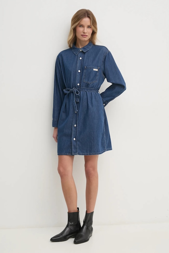 Джинсовое платье Calvin Klein Jeans, синий 
Джинсовое платье Calvin Klein Jeans, синий