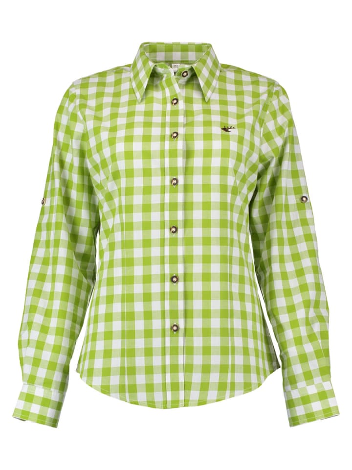 OS-Trachten Трайанская традиционная блузка ярко-зеленого цвета
OS-Trachten Трайанская традиционная блузка ярко-зеленого цвета