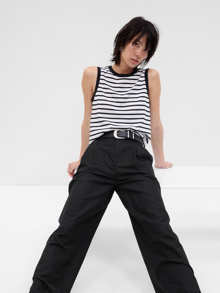 Полосатый топ Gap, черный
Полосатый топ Gap, черный