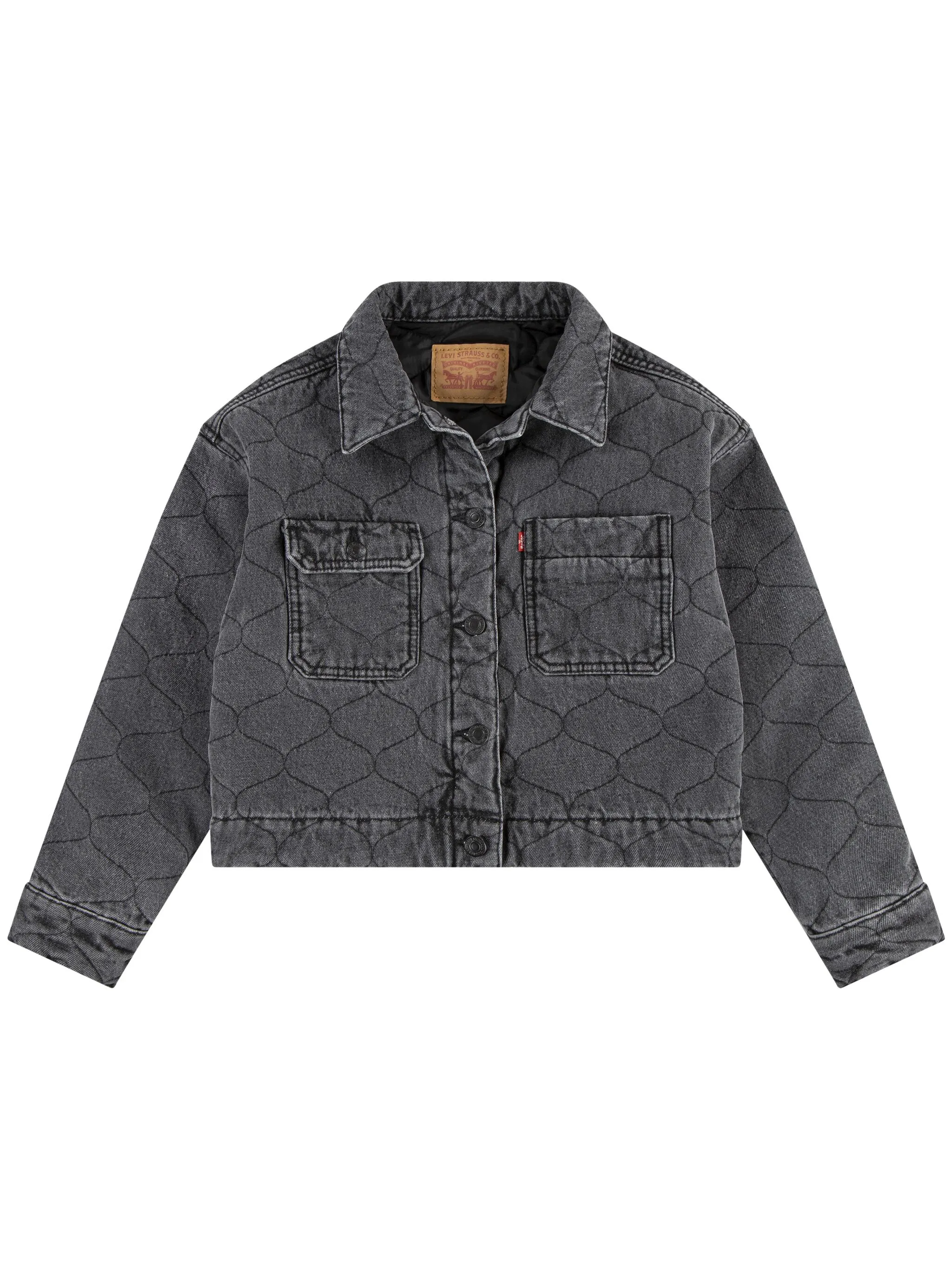 Стеганая джинсовая куртка Levi'S Kids, черный
Стеганая джинсовая куртка Levi'S Kids, черный