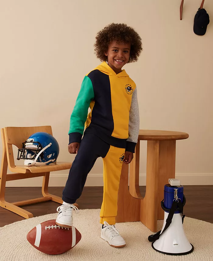 Брюки-джоггеры для мальчиков 2T-7 с контрастными вставками и шнурком-кулиской Tommy Hilfiger, мультиколор
Брюки-джоггеры для мальчиков 2T-7 с контрастными вставками и шнурком-кулиской Tommy Hilfiger, мультиколор