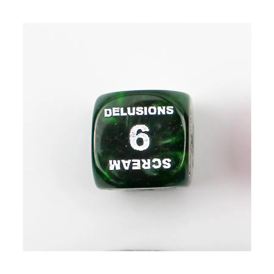 Insanity & Shock Die — мраморно-зеленый с белым, Insanity & Shock and Assorted Dice
Insanity & Shock Die — мраморно-зеленый с белым, Insanity & Shock and Assorted Dice