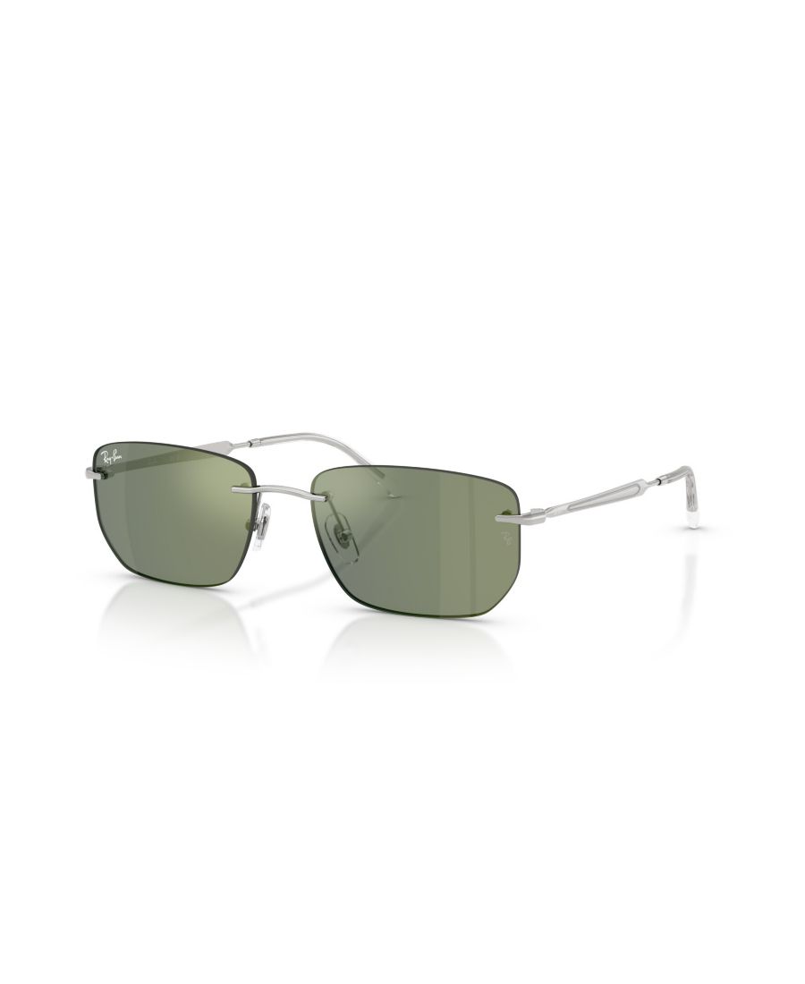 Солнцезащитные очки унисекс с геометрическим рисунком, RB3768 Ray-Ban, Silver, Green
Солнцезащитные очки унисекс с геометрическим рисунком, RB3768 Ray-Ban, Silver, Green