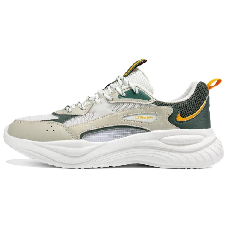 361° Амортизирующие, дышащие, легкие, низкие повседневные туфли, мужские, белые, зеленые
361° Амортизирующие, дышащие, легкие, низкие повседневные туфли, мужские, белые, зеленые