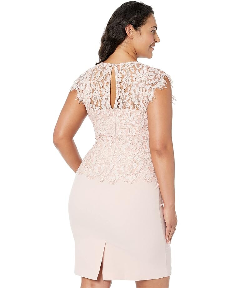 Платье Vince Camuto Lace & Crepe Sheath Dress, цвет Blush
Платье Vince Camuto Lace & Crepe Sheath Dress, цвет Blush