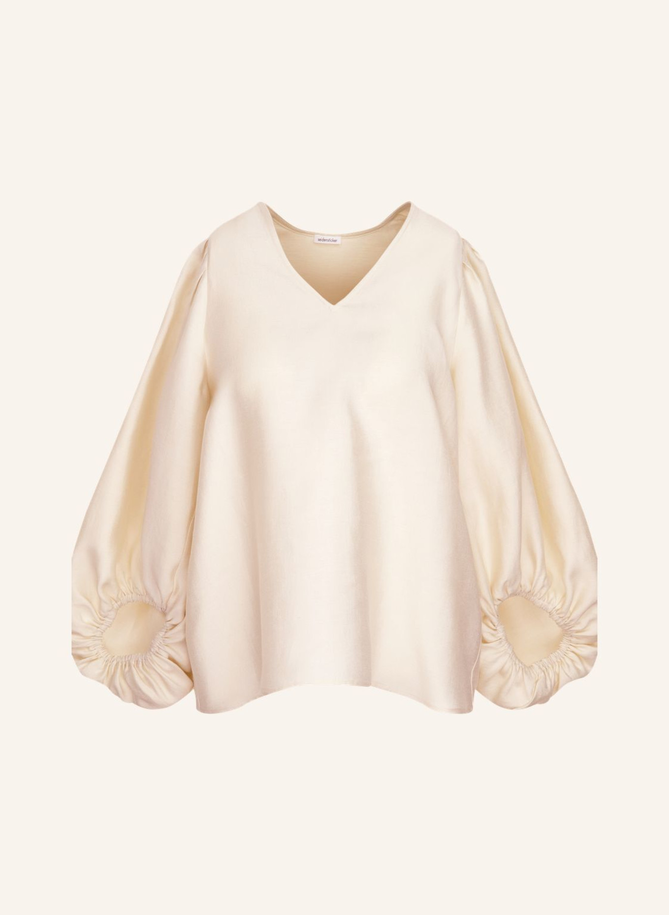 Рубашка блузка Seidensticker, экрю 
Рубашка блузка Seidensticker, экрю