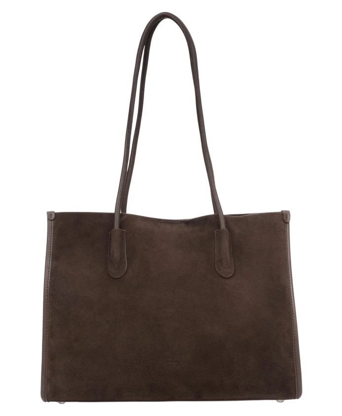 Велюровая сумка-шоппер Estro, коричневый
Велюровая сумка-шоппер Estro, коричневый