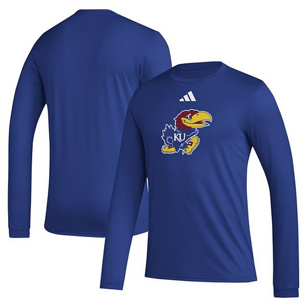Мужская футболка с длинным рукавом Kansas Jayhawks с логотипом Adidas
Мужская футболка с длинным рукавом Kansas Jayhawks с логотипом Adidas