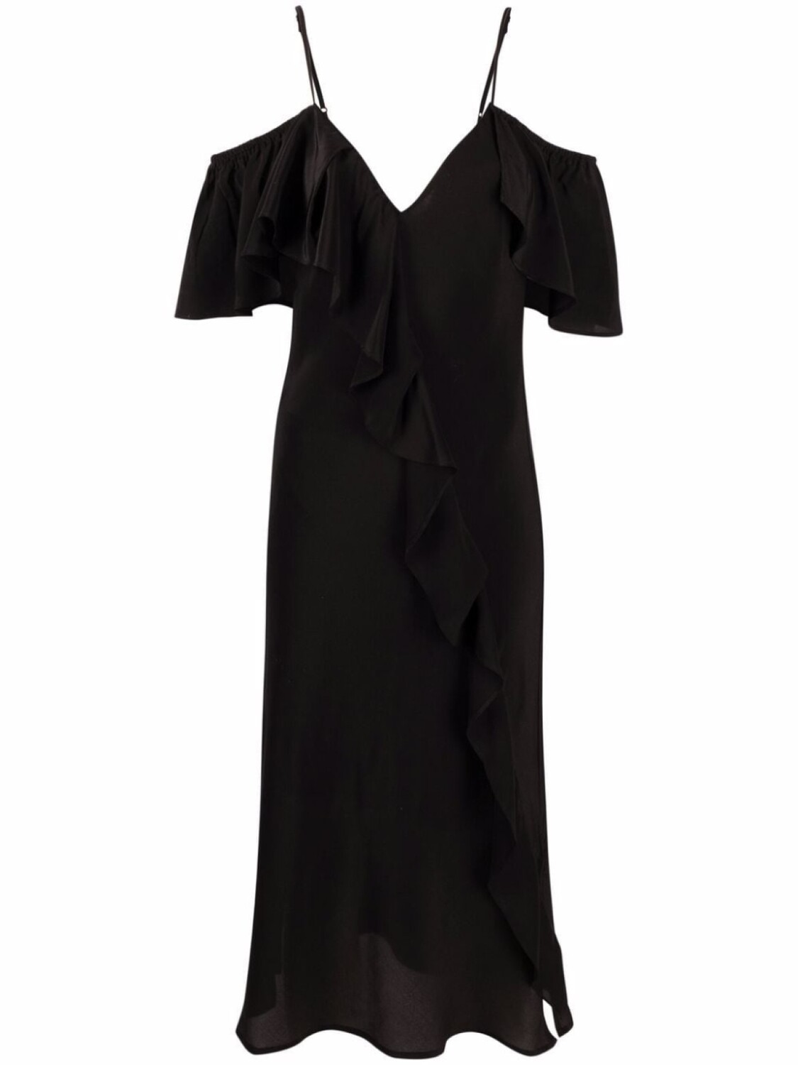 Gold Hawk платье с V-образным вырезом и оборками, черный
Gold Hawk платье с V-образным вырезом и оборками, черный