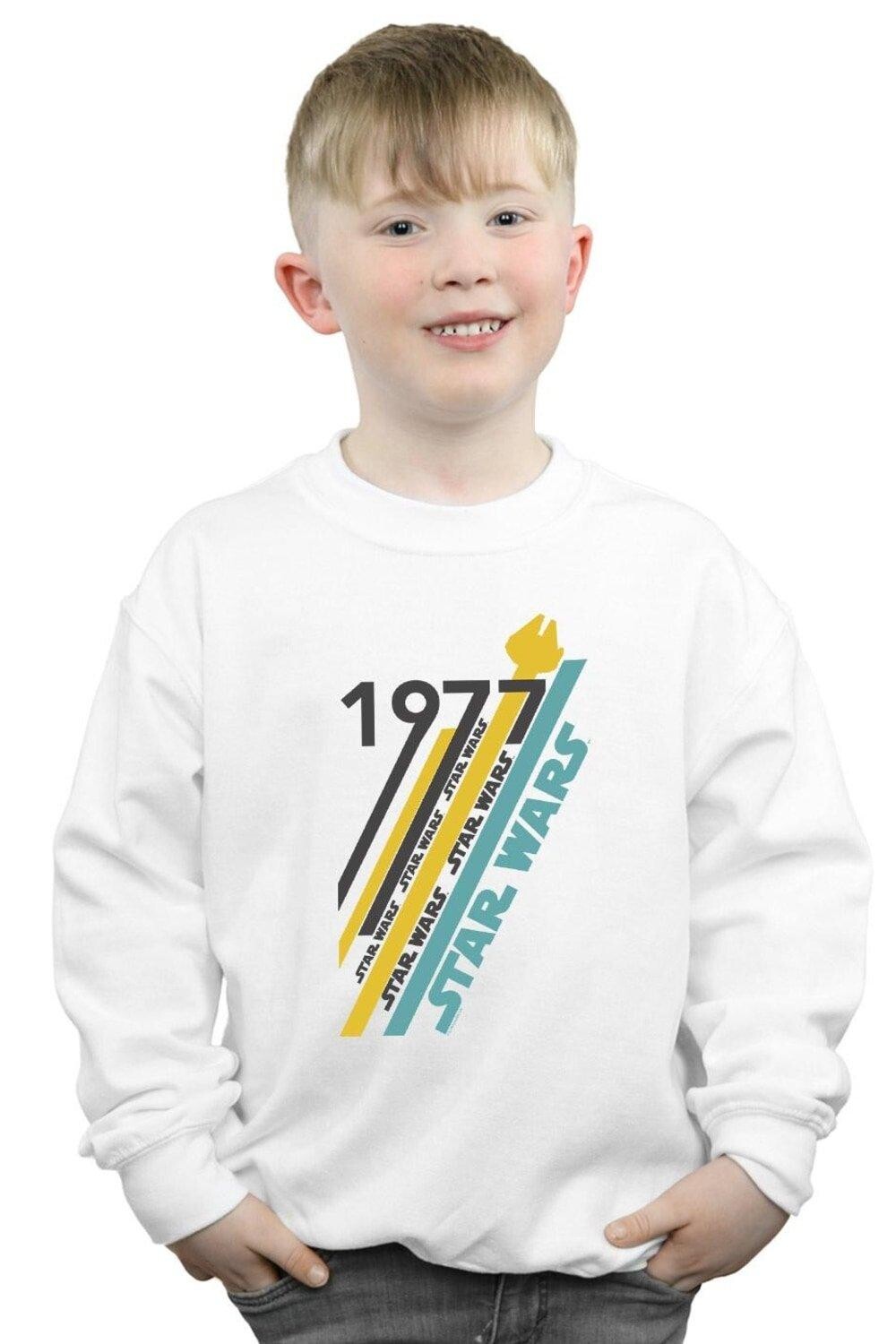Толстовка в стиле ретро 77 полосок Star Wars, белый
Толстовка в стиле ретро 77 полосок Star Wars, белый