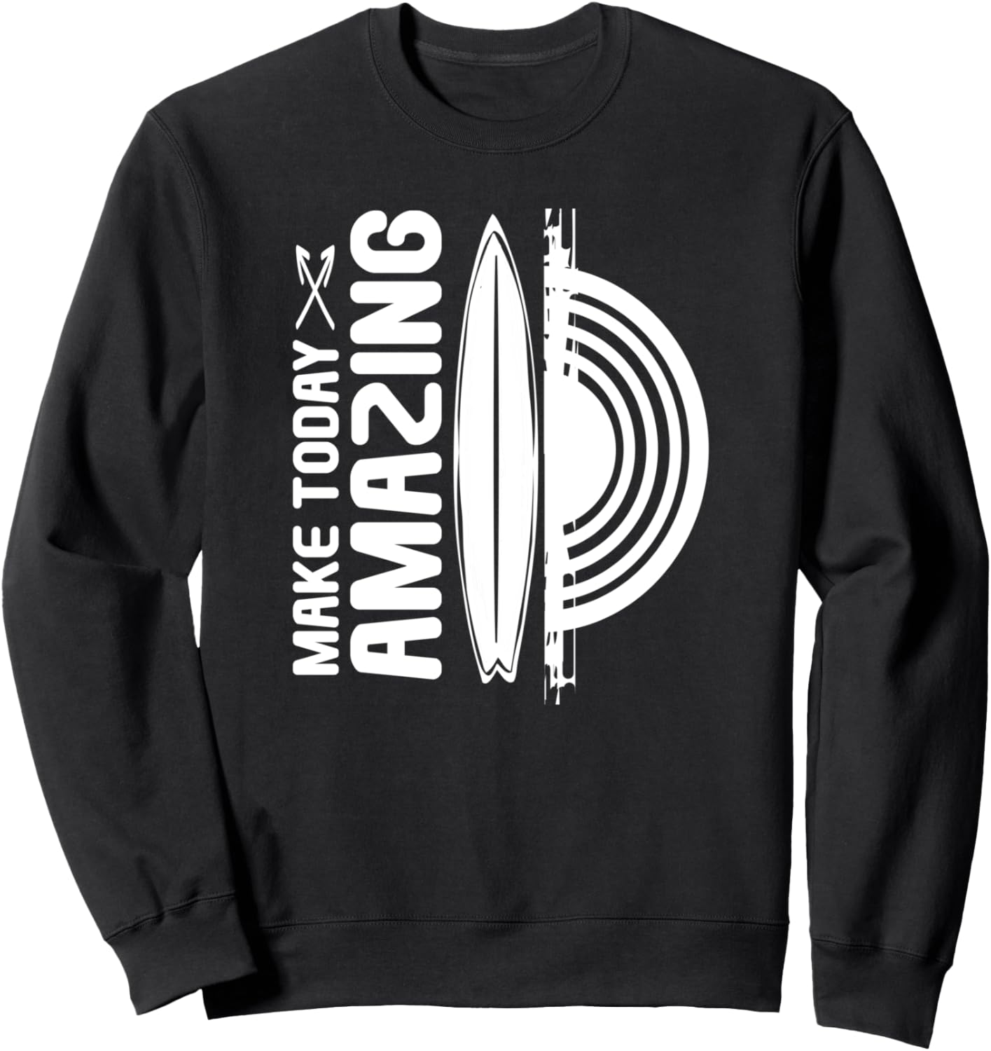 Сделайте сегодняшний день потрясающим - толстовка с надписью «Вдохновение для серферов» Make Today Amazing, черный
Сделайте сегодняшний день потрясающим - толстовка с надписью «Вдохновение для серферов» Make Today Amazing, черный