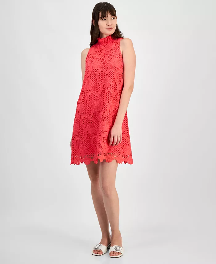 Женское кружевное мини-платье без рукавов Anne Klein, розовый
Женское кружевное мини-платье без рукавов Anne Klein, розовый