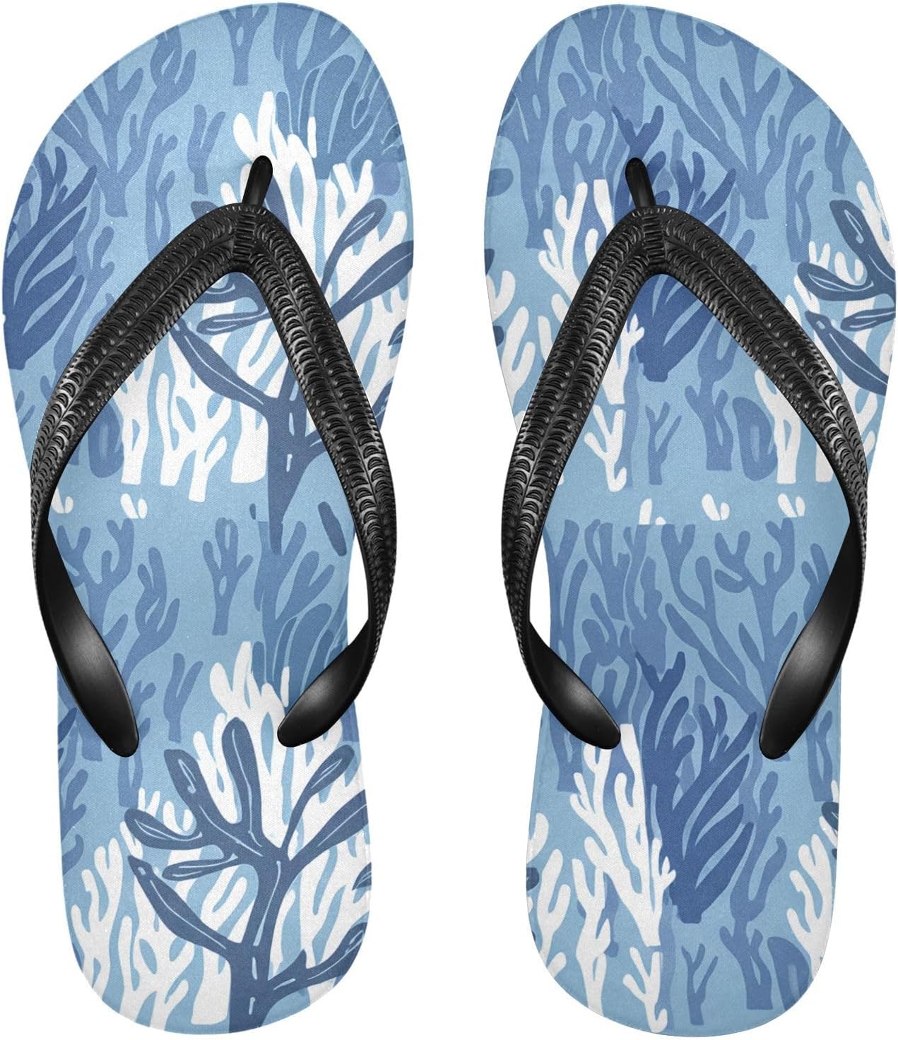 Женские и мужские пляжные шлепанцы Coral Reef с синим ремешком, резиновые, нескользящие, летние, для душа и прогулок Sinestour
Женские и мужские пляжные шлепанцы Coral Reef с синим ремешком, резиновые, нескользящие, летние, для душа и прогулок Sinestour