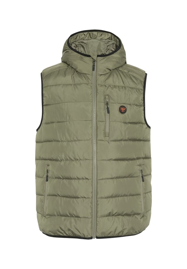 Жилет в стеганом стиле. Chiemsee, зеленый 
Жилет в стеганом стиле. Chiemsee, зеленый