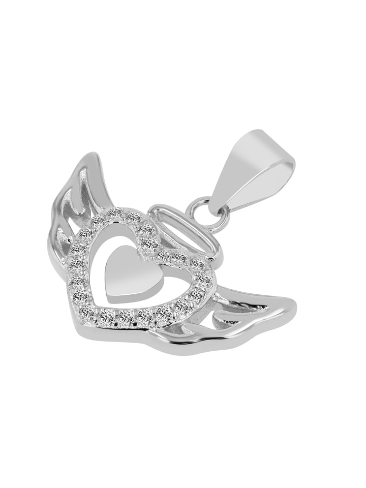 Adeliás Женский кулон - кулон в виде крыла из серебра 925 пробы с кубическим цирконием в серебряной оправе
Adeliás Женский кулон - кулон в виде крыла из серебра 925 пробы с кубическим цирконием в серебряной оправе