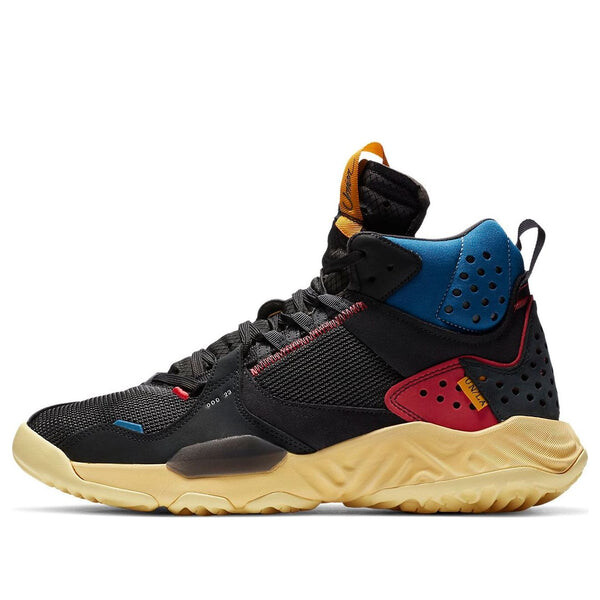 Кроссовки x union la delta mid 'off noir' Air Jordan, мультиколор 
Кроссовки x union la delta mid 'off noir' Air Jordan, мультиколор