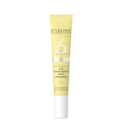 6 Ceramides Eye Serum-Cream 20 мл - Питательный уход за кожей вокруг глаз Eveline
6 Ceramides Eye Serum-Cream 20 мл - Питательный уход за кожей вокруг глаз Eveline