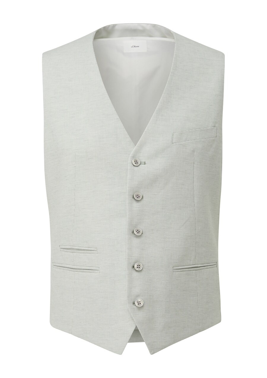 Костюмный жилет s.Oliver BLACK LABEL, мятный/пастельно-зеленый
Костюмный жилет s.Oliver BLACK LABEL, мятный/пастельно-зеленый