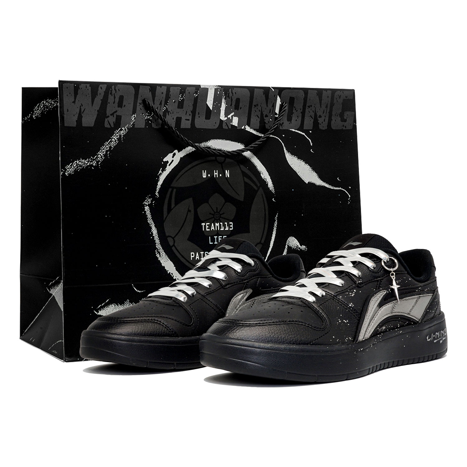 Низкие противоскользящие амортизирующие кроссовки для скейтбординга, мужские, черно-серебристые LINING, Black Silver
Низкие противоскользящие амортизирующие кроссовки для скейтбординга, мужские, черно-серебристые LINING, Black Silver