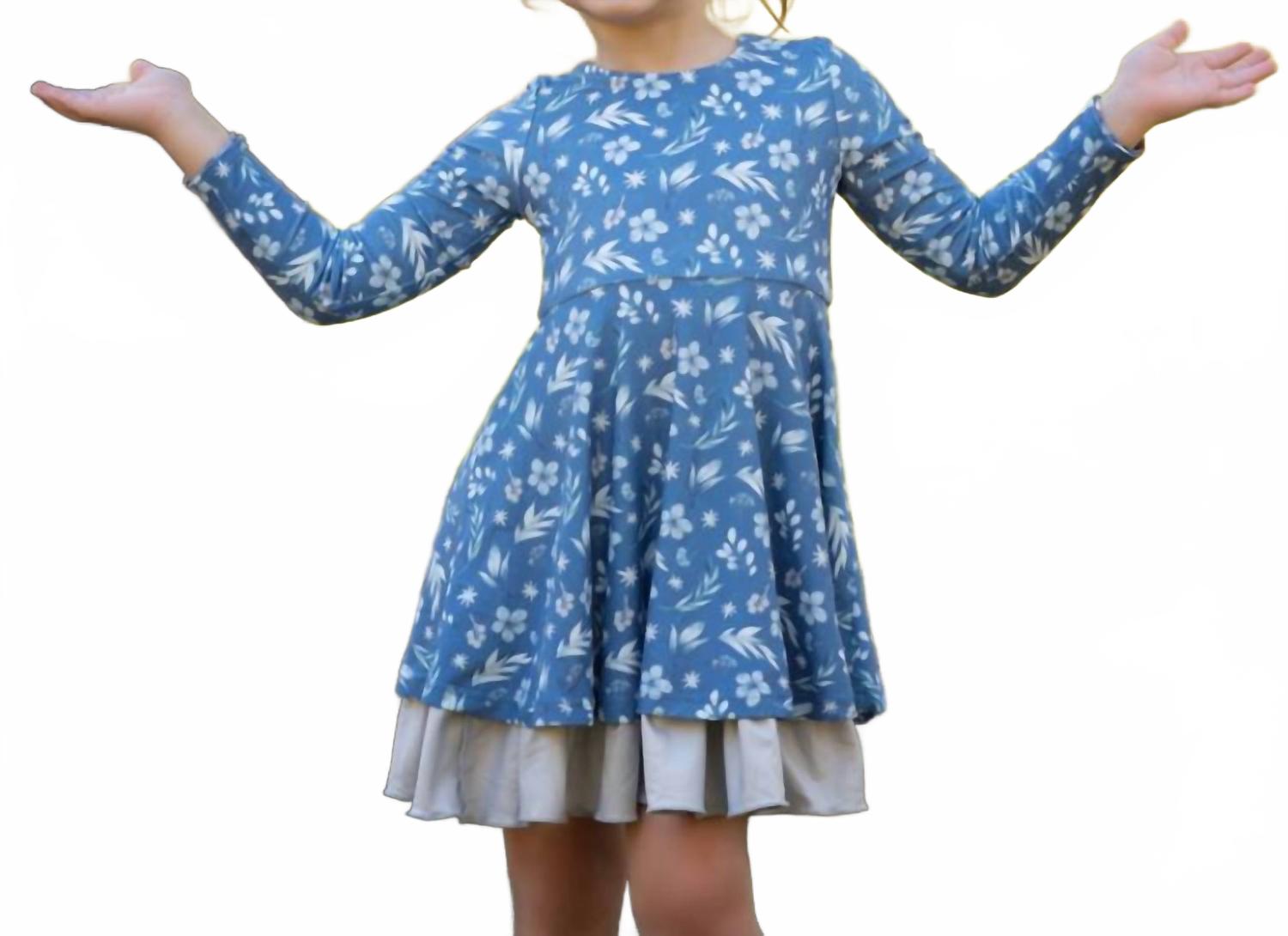 Синий реверсивный вязаный платье с осенним цветочным принтом Evie's Closet
Синий реверсивный вязаный платье с осенним цветочным принтом Evie's Closet