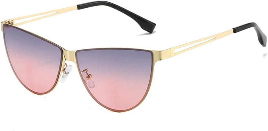 Солнцезащитные очки UV400 с металлической оправой «кошачий глаз» и градиентным переходом цвета, подходят для женщин и мужчин, для бега и занятий спортом на открытом воздухе UYPTK, Gray Pink
Солнцезащитные очки UV400 с металлической оправой «кошачий глаз» и градиентным переходом цвета, подходят для женщин и мужчин, для бега и занятий спортом на открытом воздухе UYPTK, Gray Pink