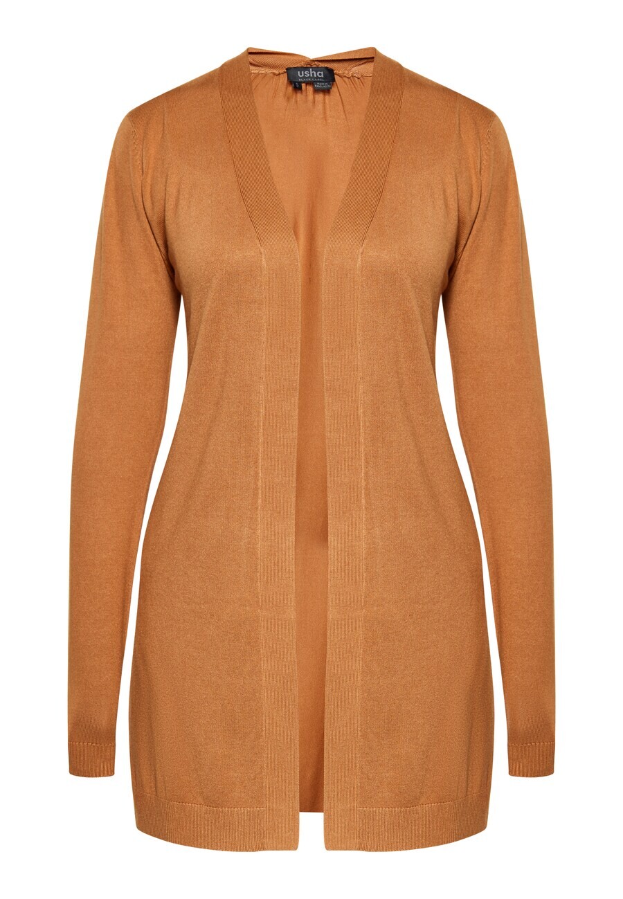 Вязаный кардиган usha BLACK LABEL Knit Cardigan, кэмел
Вязаный кардиган usha BLACK LABEL Knit Cardigan, кэмел