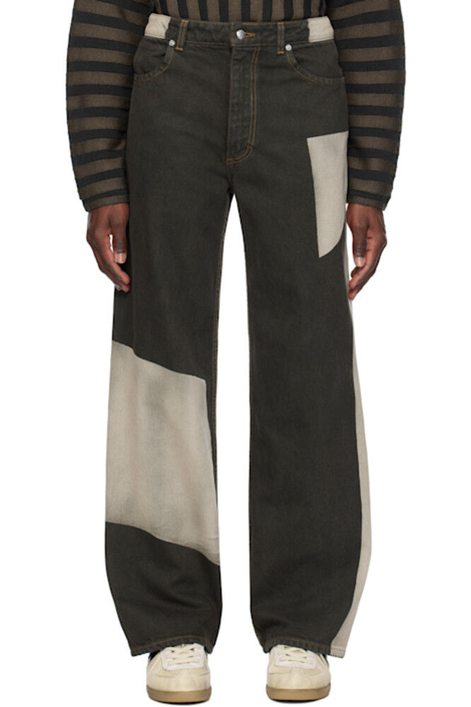 Серые джинсы широкого кроя Eckhaus Latta 
Серые джинсы широкого кроя Eckhaus Latta