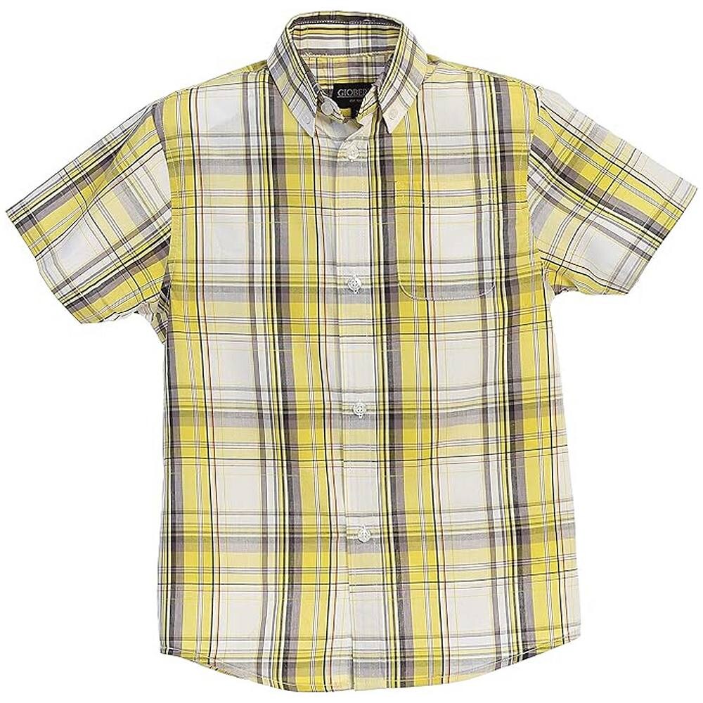 Gioberti Детская повседневная рубашка в клетку с короткими рукавами и пуговицами, цвет Yellow Gray White
Gioberti Детская повседневная рубашка в клетку с короткими рукавами и пуговицами, цвет Yellow Gray White