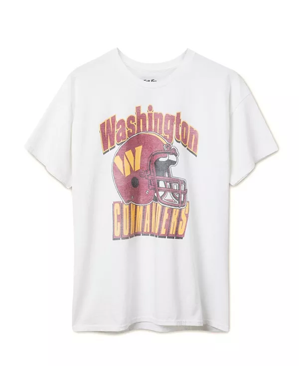 Футболка унисекс с изображением шлема Washington Commanders в стиле ретро, купленная на блошином рынке. Junk Food Clothing, белый
Футболка унисекс с изображением шлема Washington Commanders в стиле ретро, купленная на блошином рынке. Junk Food Clothing, белый