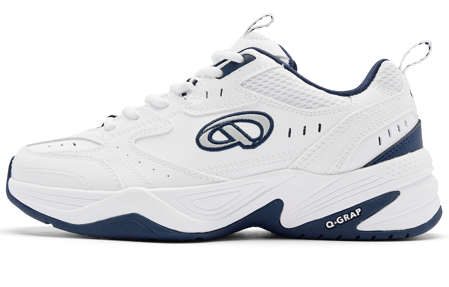 QIAODAN Нескользящие износостойкие низкие кроссовки для бадминтона, мужские, белые, графитово-синие
QIAODAN Нескользящие износостойкие низкие кроссовки для бадминтона, мужские, белые, графитово-синие