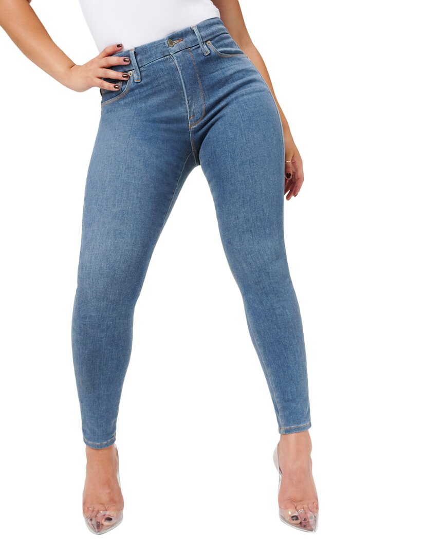 GOOD AMERICAN Always Fits Good Legs Джинсы, синий
GOOD AMERICAN Always Fits Good Legs Джинсы, синий