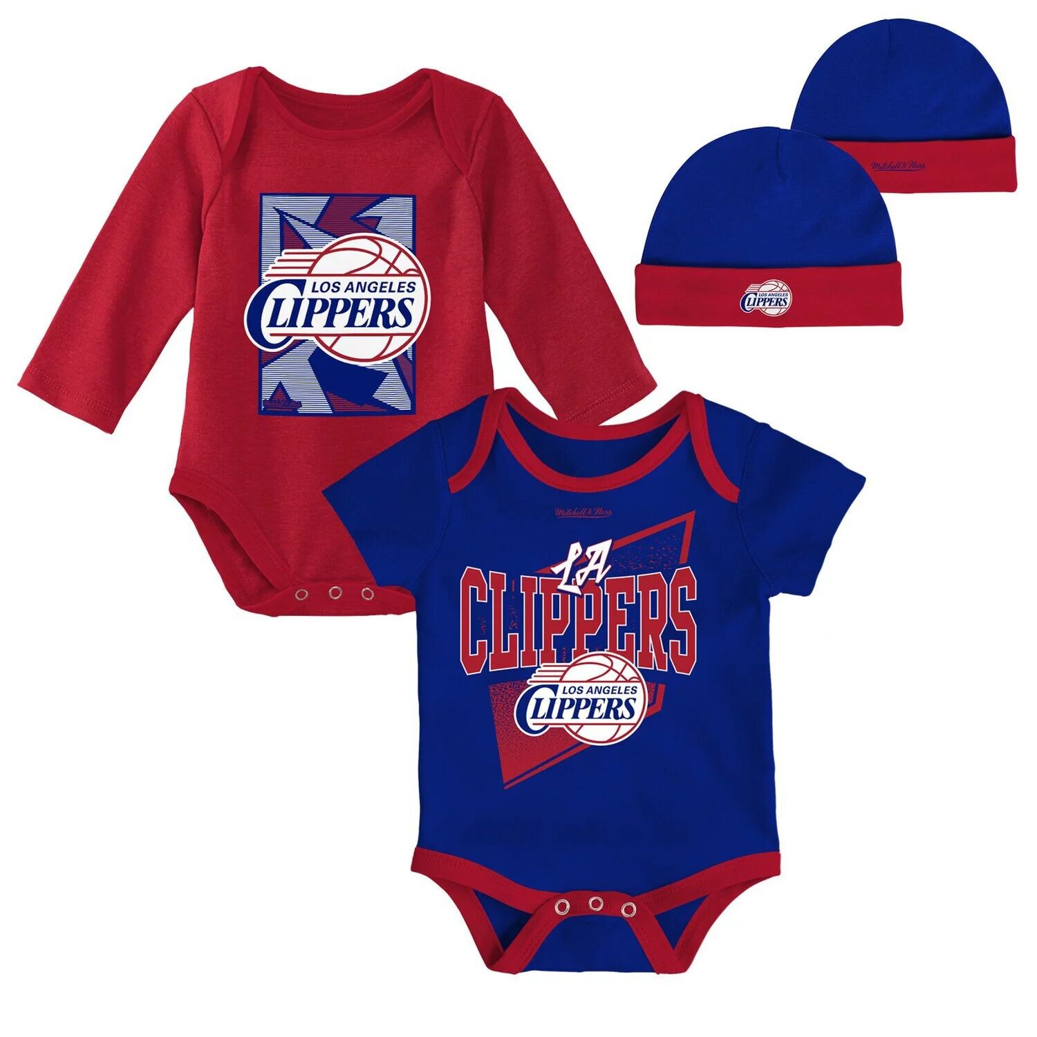 Для новорожденных и младенцев Mitchell & Ness Royal/Red LA Clippers, классические боди из трех предметов из твердой древесины и комплект вязаной шапки с манжетами Unbranded
Для новорожденных и младенцев Mitchell & Ness Royal/Red LA Clippers, классические боди из трех предметов из твердой древесины и комплект вязаной шапки с манжетами Unbranded