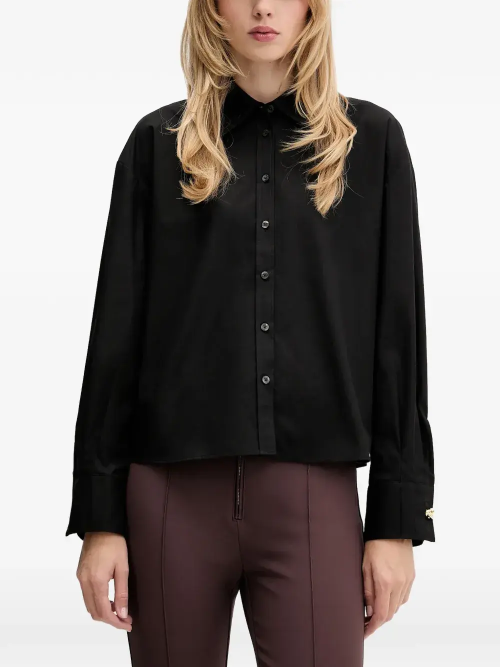 Рубашка с манжетами на пуговицах Hugo, черный
Рубашка с манжетами на пуговицах Hugo, черный