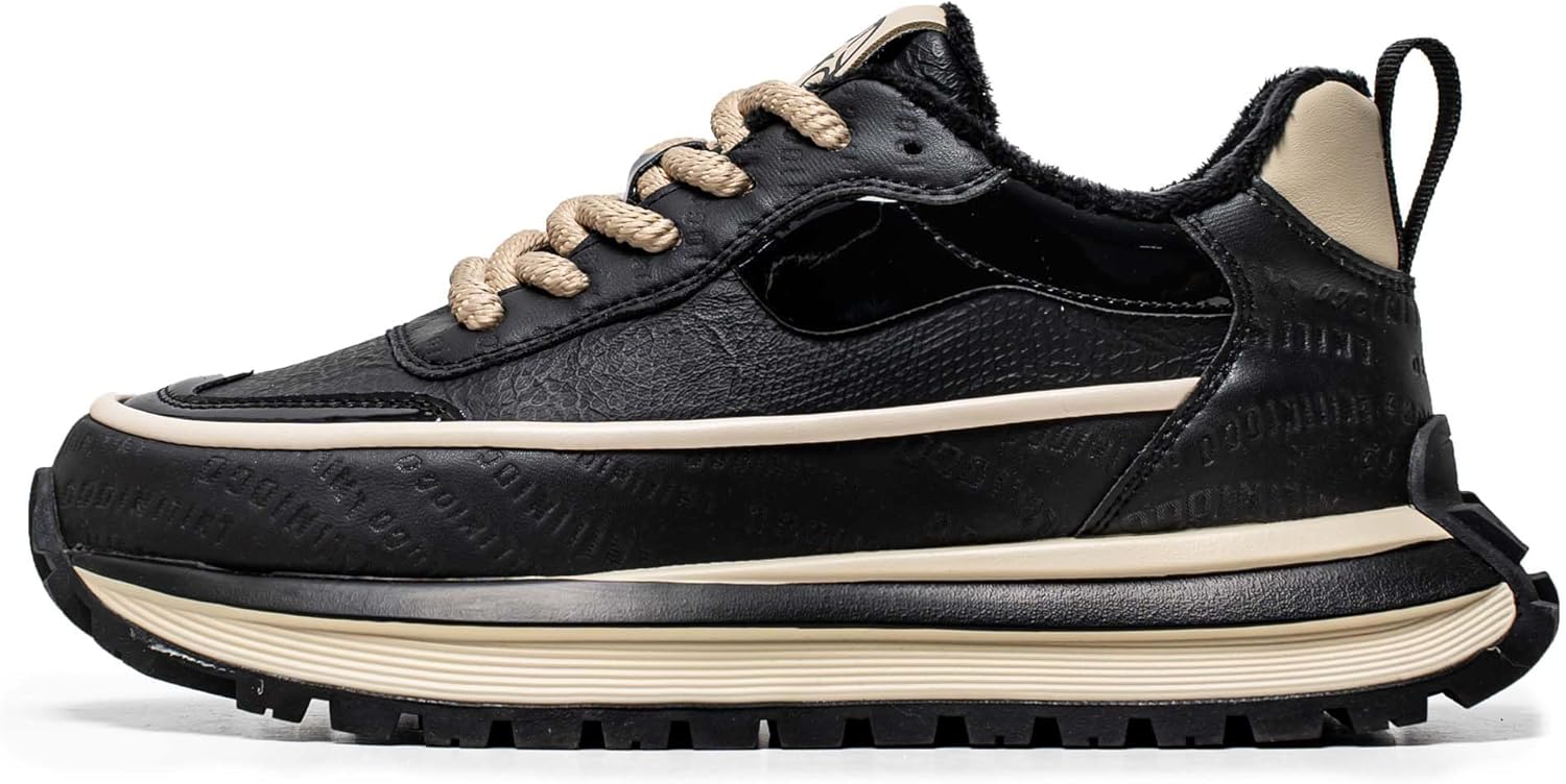 Спортивные кроссовки из теплой кожи и низкого хлопкового верха Generic, черный
Спортивные кроссовки из теплой кожи и низкого хлопкового верха Generic, черный