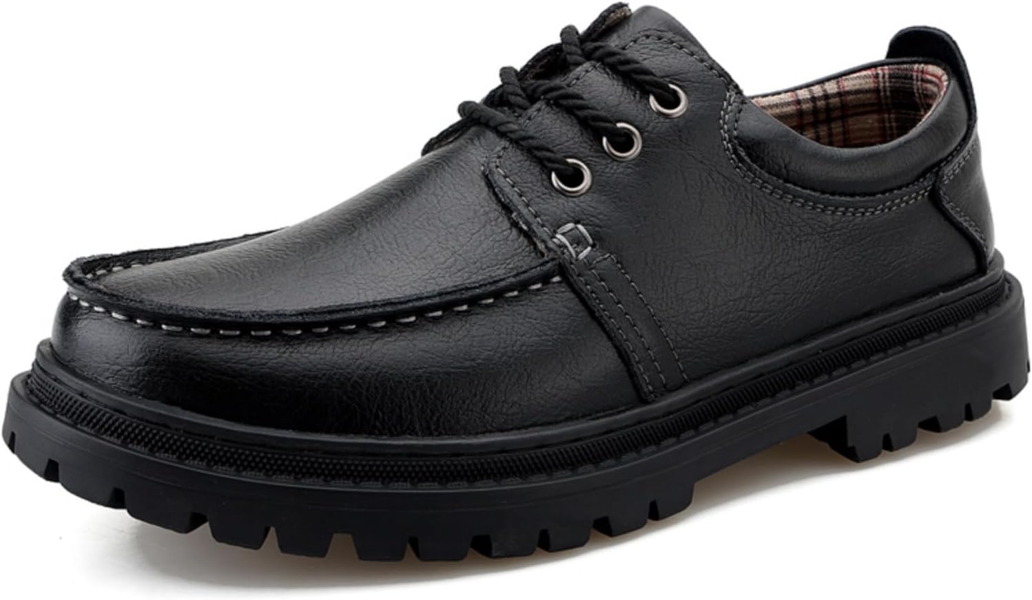 Мужские оксфорды из натуральной кожи с толстой подошвой, на шнуровке, с массивным каблуком, круглым носком, противоскользящие, для делового и повседневного стиля, удобные, элегантные, офисная обувь Aokisx, черный
Мужские оксфорды из натуральной кожи с толстой подошвой, на шнуровке, с массивным каблуком, круглым носком, противоскользящие, для делового и повседневного стиля, удобные, элегантные, офисная обувь Aokisx, черный