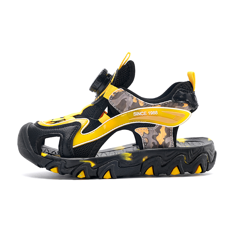 Детские сандалии Marcolor, черный/желтый
Детские сандалии Marcolor, черный/желтый