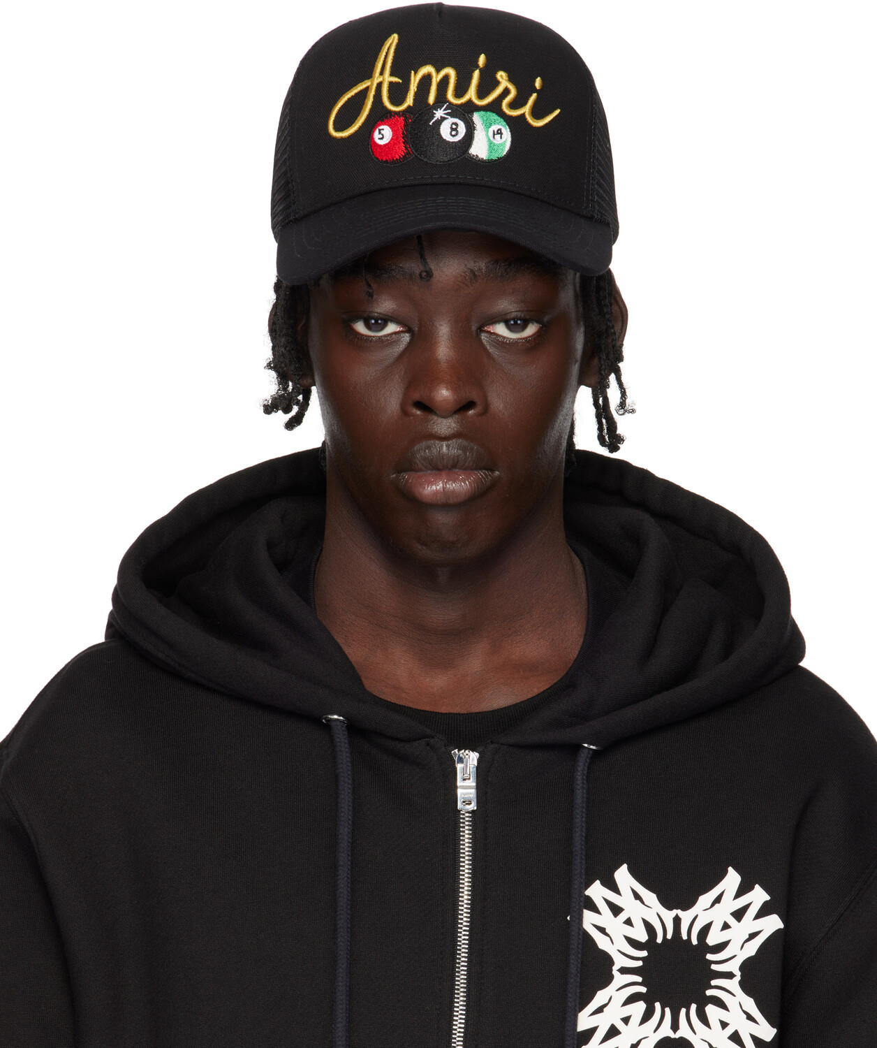 Кепка дальнобойщика для бильярда AMIRI
Кепка дальнобойщика для бильярда AMIRI