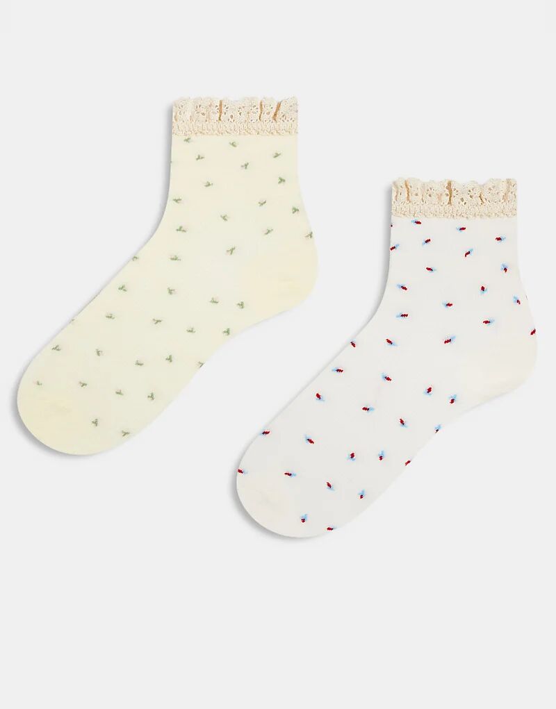 Женские носки Cotton On, 2 Пары, с оборками, средней длины Cotton On
Женские носки Cotton On, 2 Пары, с оборками, средней длины Cotton On