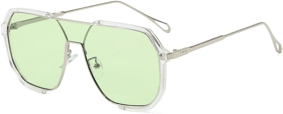 Ретро-солнцезащитные очки-авиаторы большого размера в стиле «гептаграмма» для женщин и мужчин, модные винтажные очки, стильные солнцезащитные очки HEPTAGRAM 7, Transparent Frame Green Lens
Ретро-солнцезащитные очки-авиаторы большого размера в стиле «гептаграмма» для женщин и мужчин, модные винтажные очки, стильные солнцезащитные очки HEPTAGRAM 7, Transparent Frame Green Lens