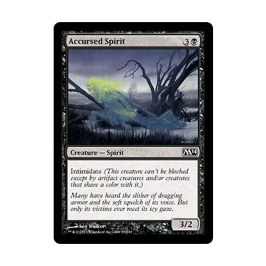 CCG Проклятый дух (С), MTG - Magic 2014
CCG Проклятый дух (С), MTG - Magic 2014