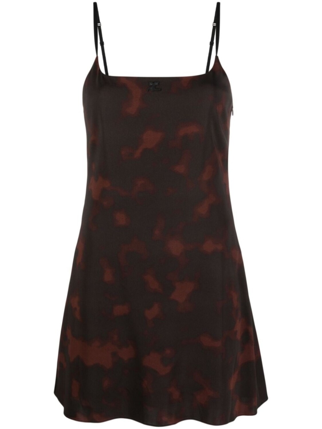 Courrèges платье мини без рукавов, коричневый
Courrèges платье мини без рукавов, коричневый