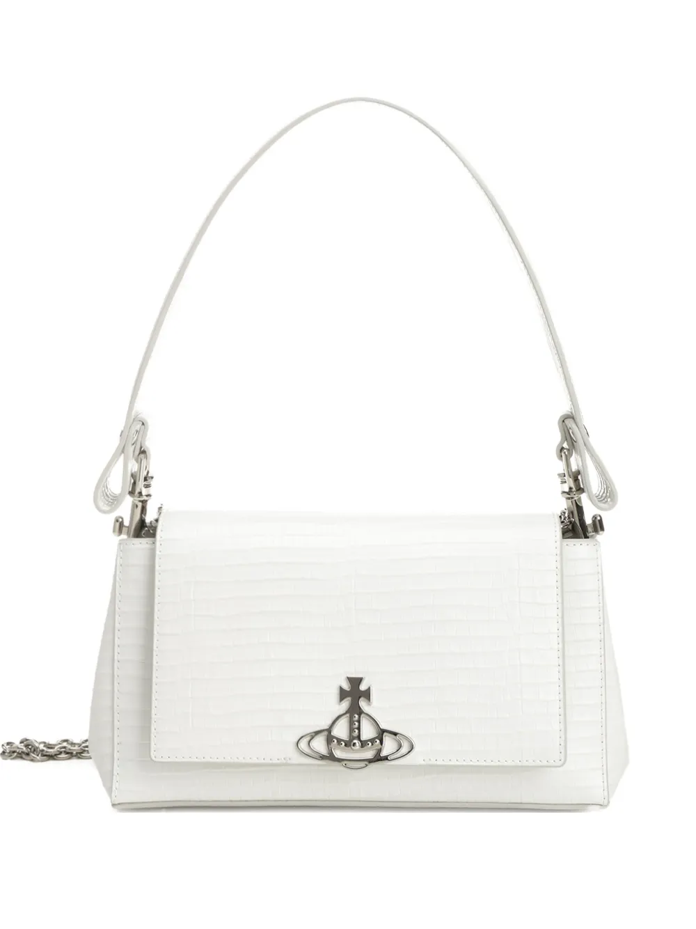 Сумка через плечо из натуральной кожи средней величины из орехового дерева Vivienne Westwood, белый
Сумка через плечо из натуральной кожи средней величины из орехового дерева Vivienne Westwood, белый