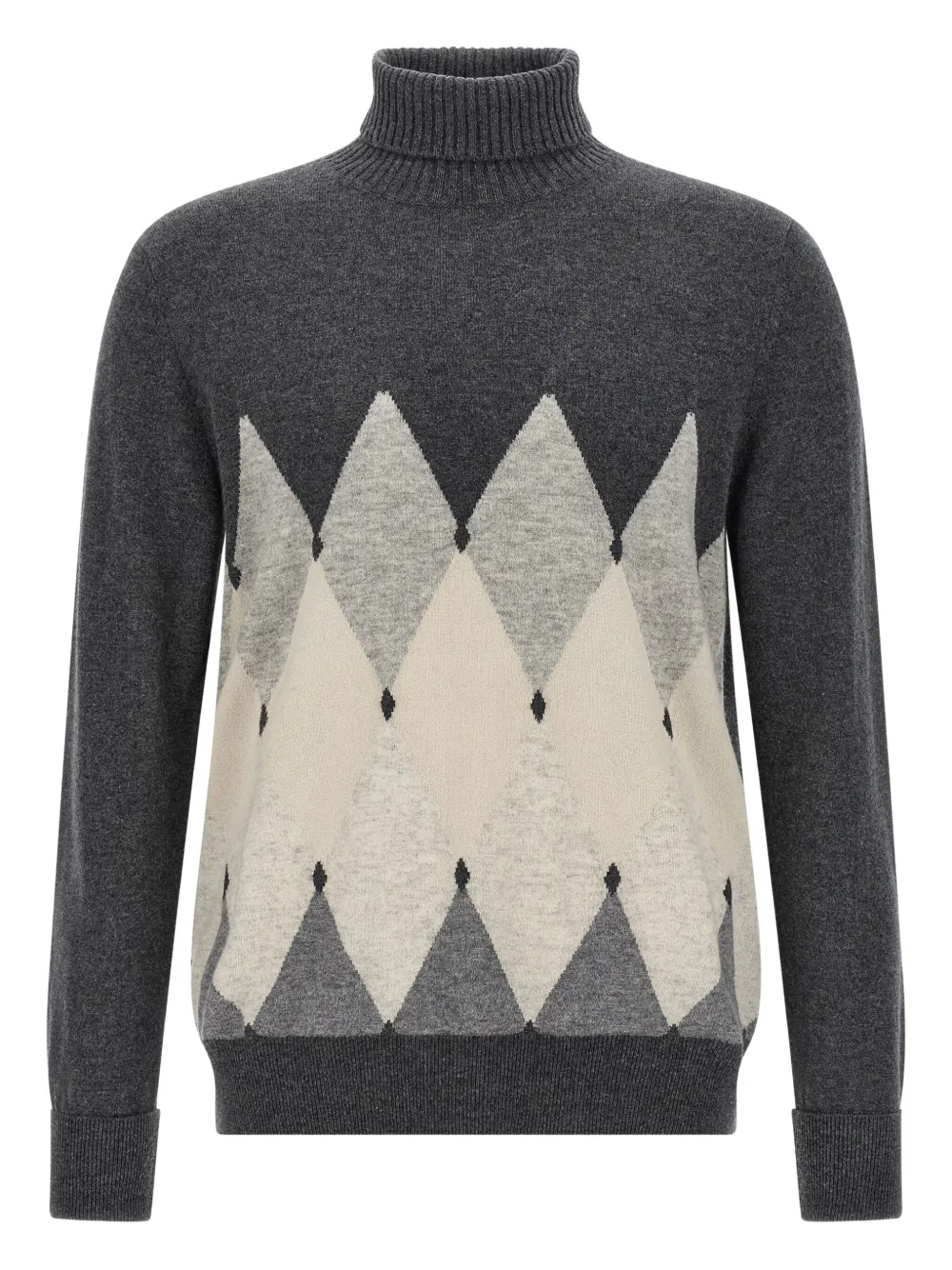 Водолазка с ромбовидным узором Ballantyne, серый
Водолазка с ромбовидным узором Ballantyne, серый