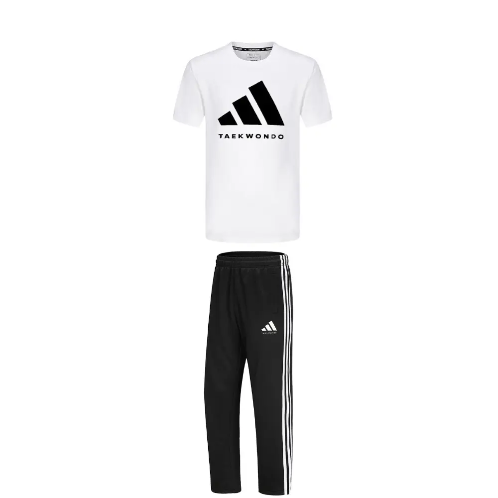 Adidas Тхэквондо Casual Спортивный костюм Unisex Белый Black+Black
Adidas Тхэквондо Casual Спортивный костюм Unisex Белый Black+Black