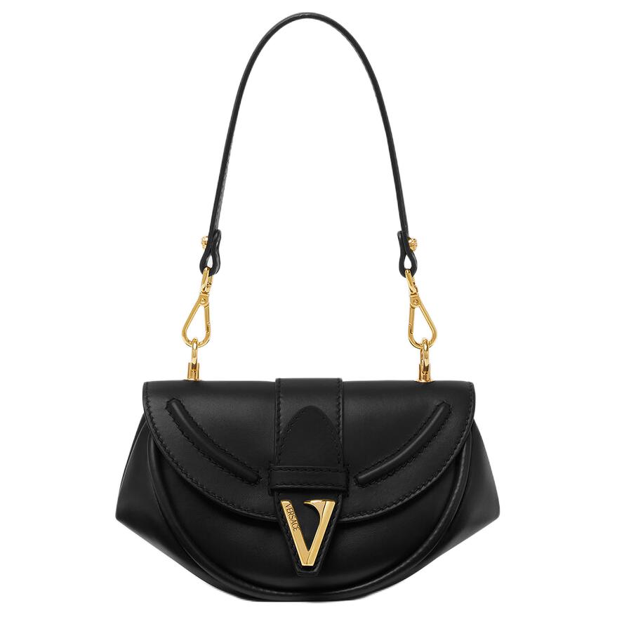 VERSACE Виртус Кожаная сумка через плечо малая женская черная
VERSACE Виртус Кожаная сумка через плечо малая женская черная