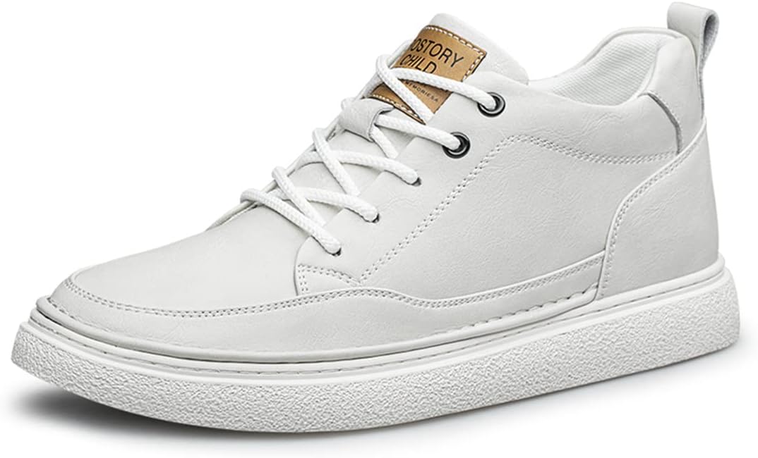 Мужские элегантные кроссовки на скрытой платформе из кожи, повседневные прогулочные сникеры, модные обувь для увеличения роста Ygceeia, белый
Мужские элегантные кроссовки на скрытой платформе из кожи, повседневные прогулочные сникеры, модные обувь для увеличения роста Ygceeia, белый