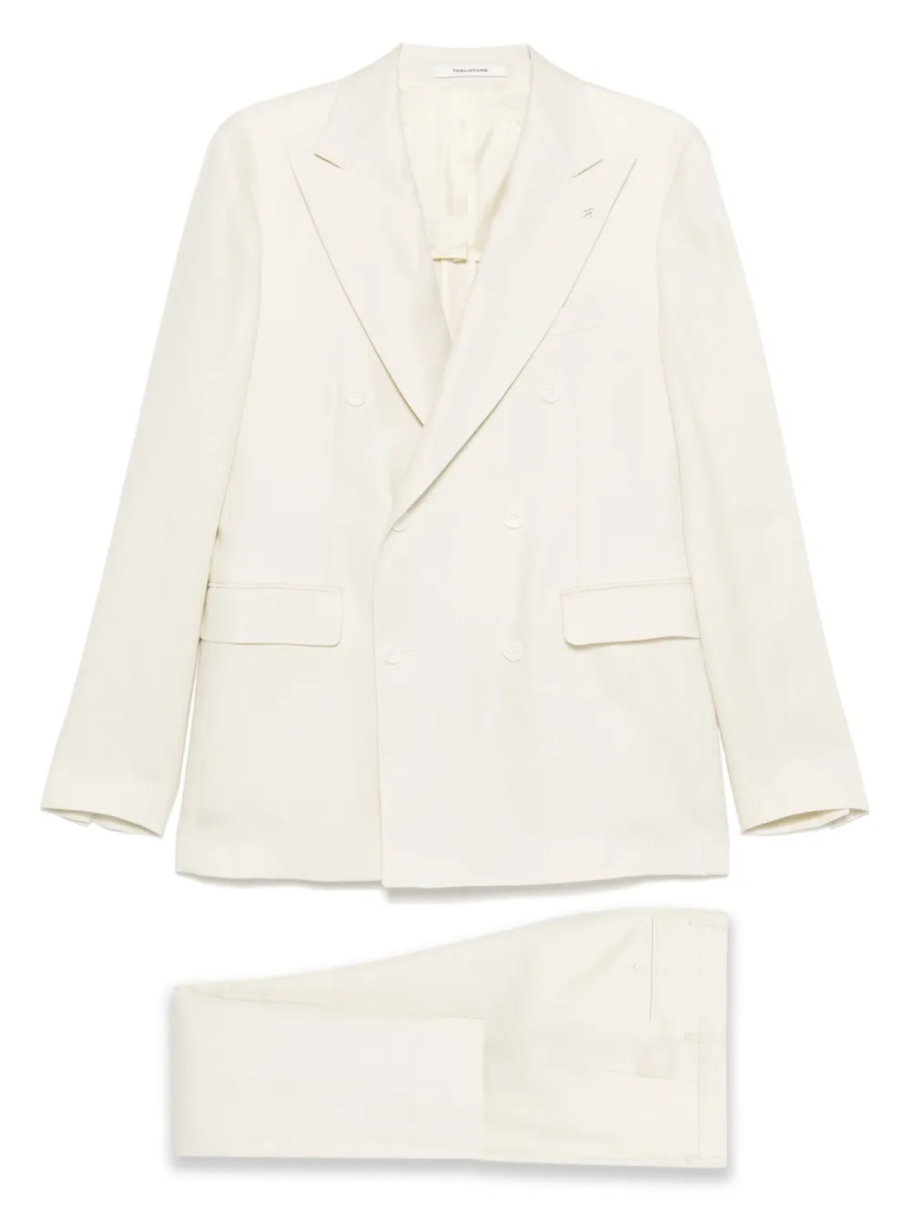 Двубортный костюм Tagliatore, нейтральный
Двубортный костюм Tagliatore, нейтральный