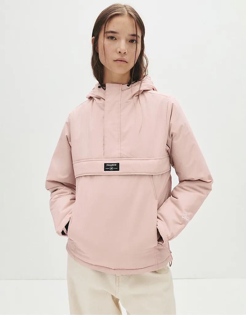 Куртка с капюшоном Pull&Bear Basic розового цвета
Куртка с капюшоном Pull&Bear Basic розового цвета