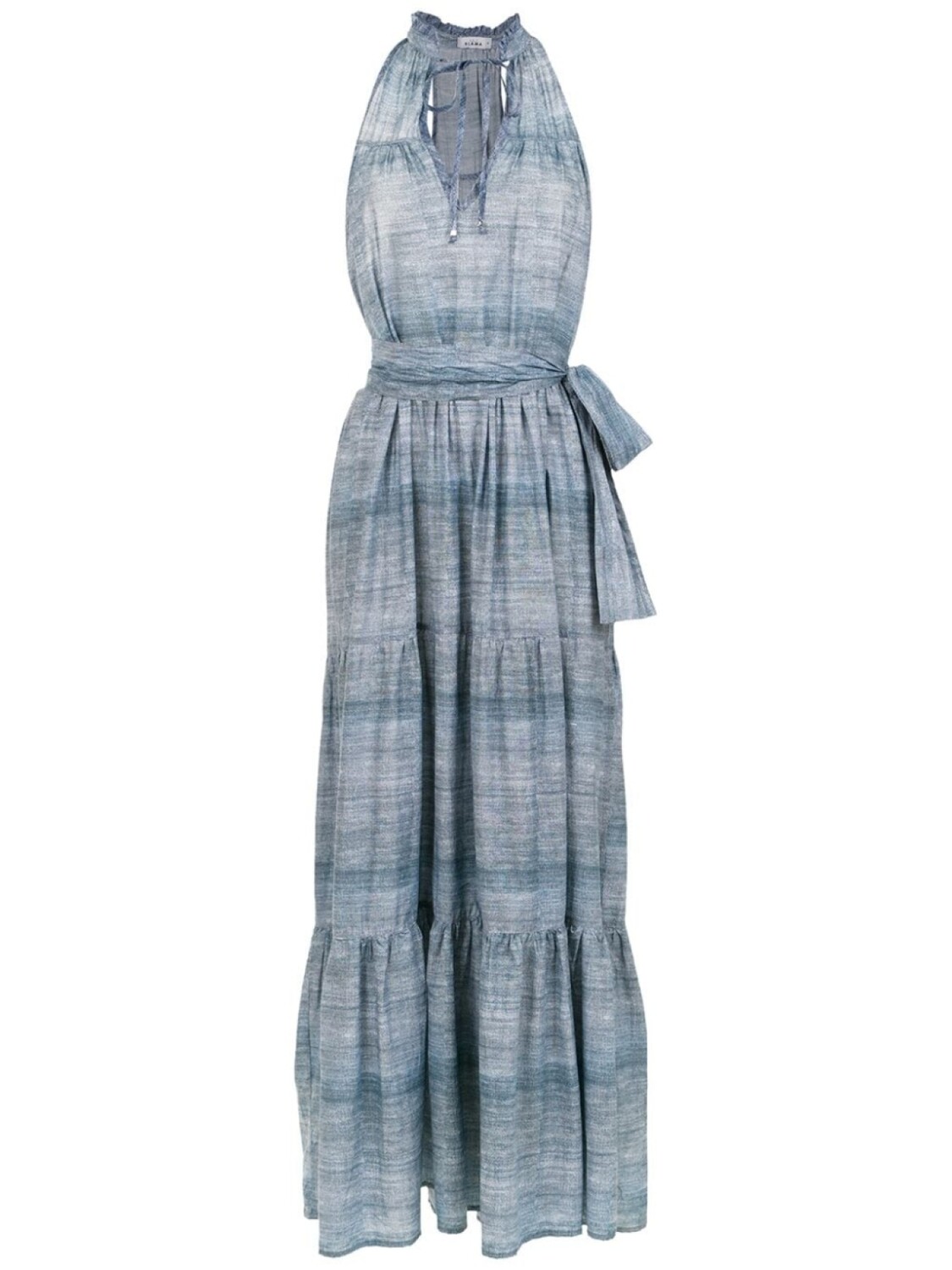 Amir Slama long denim dress, синий 
Amir Slama long denim dress, синий
