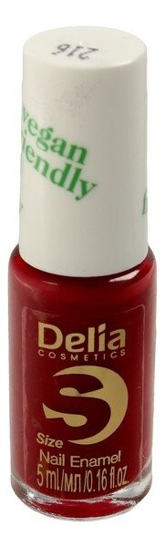 Delia Cosmetics, Vegan Friendly, эмаль для ногтей 216 Cherry Bomb, 5 мл
Delia Cosmetics, Vegan Friendly, эмаль для ногтей 216 Cherry Bomb, 5 мл